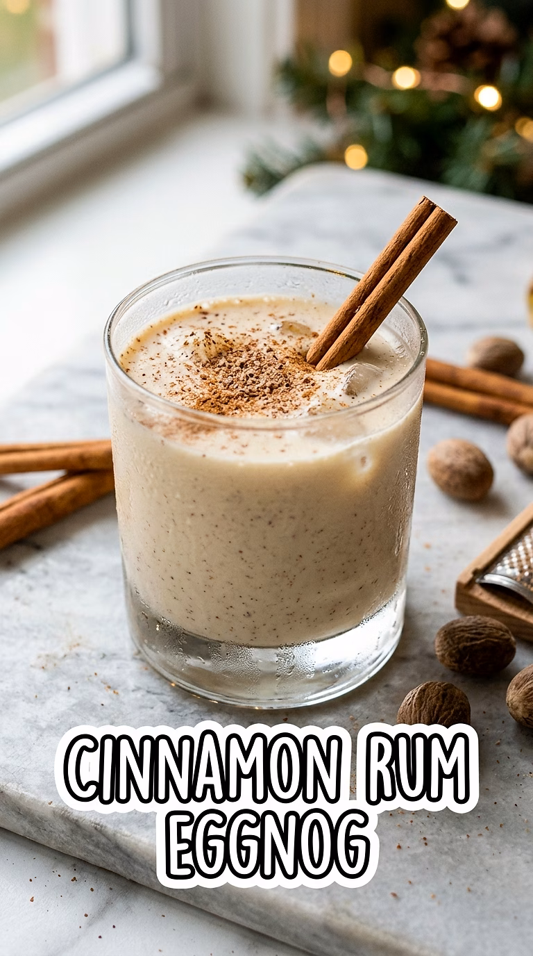 Cinnamon Rum Eggnog