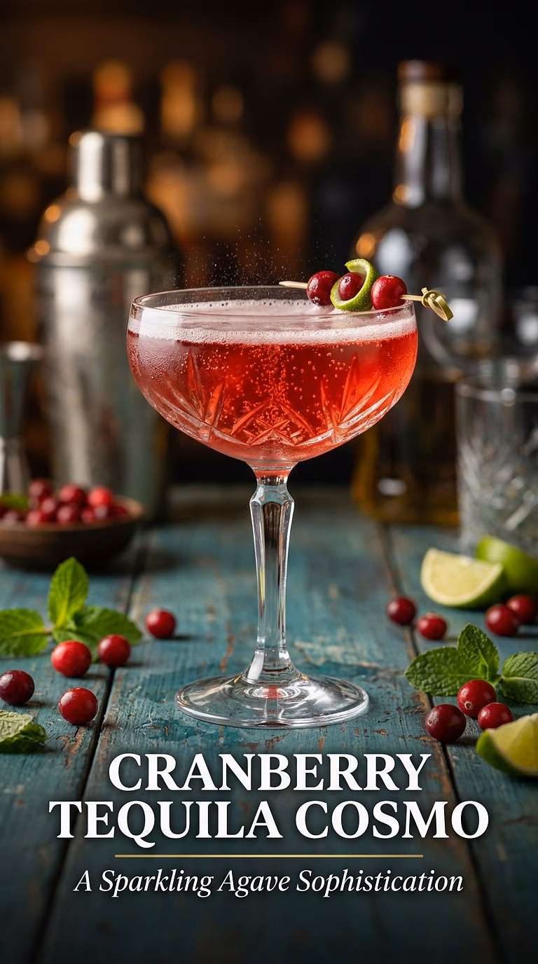 Sparkling CranberryTequilaCosmo