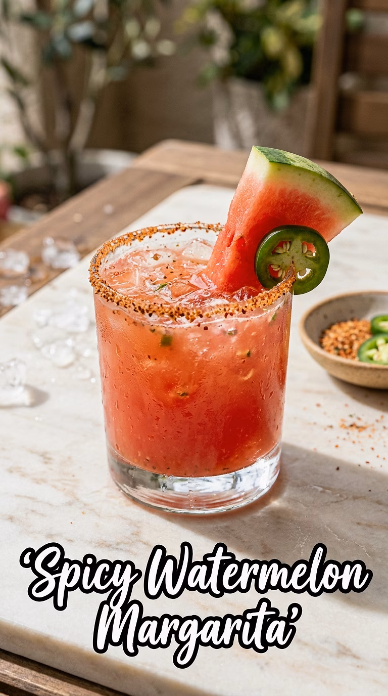 Spicy Watermelon Margarita