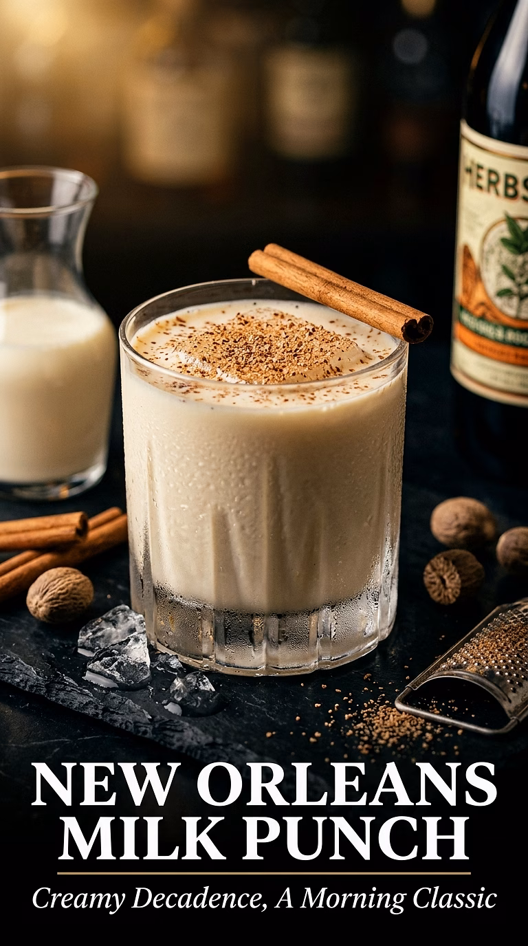The New Orleans Milk Punch with Herbsaint