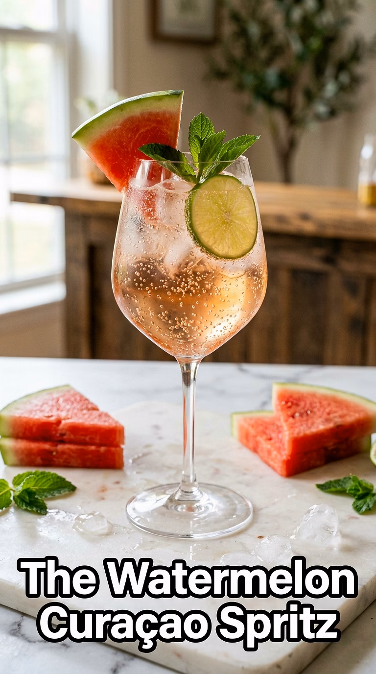The Watermelon Curaçao Spritz