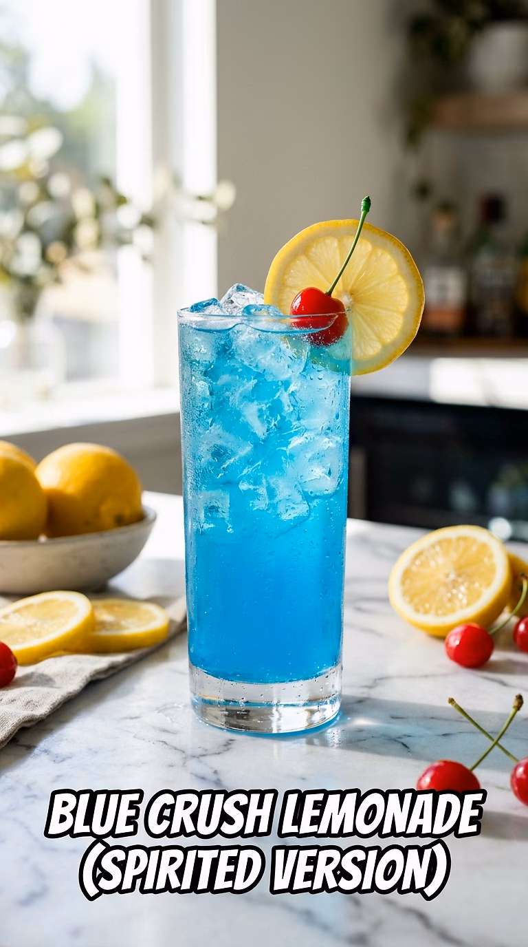 Blue Crush Lemonade (Spirited Version)