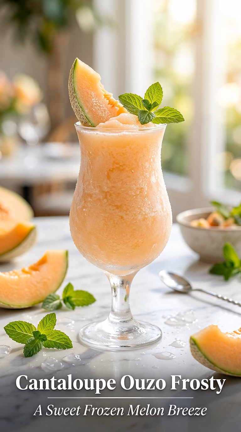 Cantaloupe Ouzo Frosty