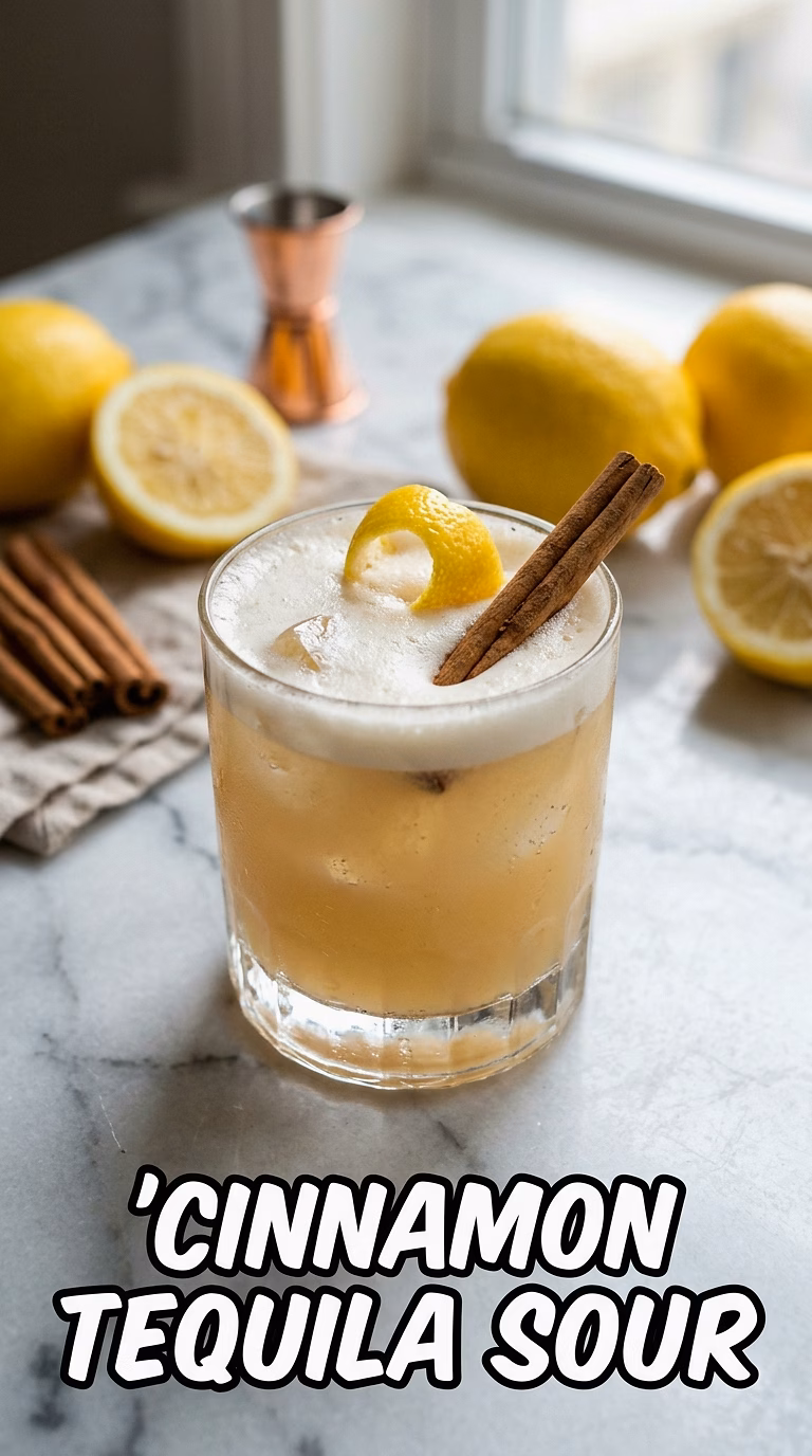 Cinnamon Tequila Sour