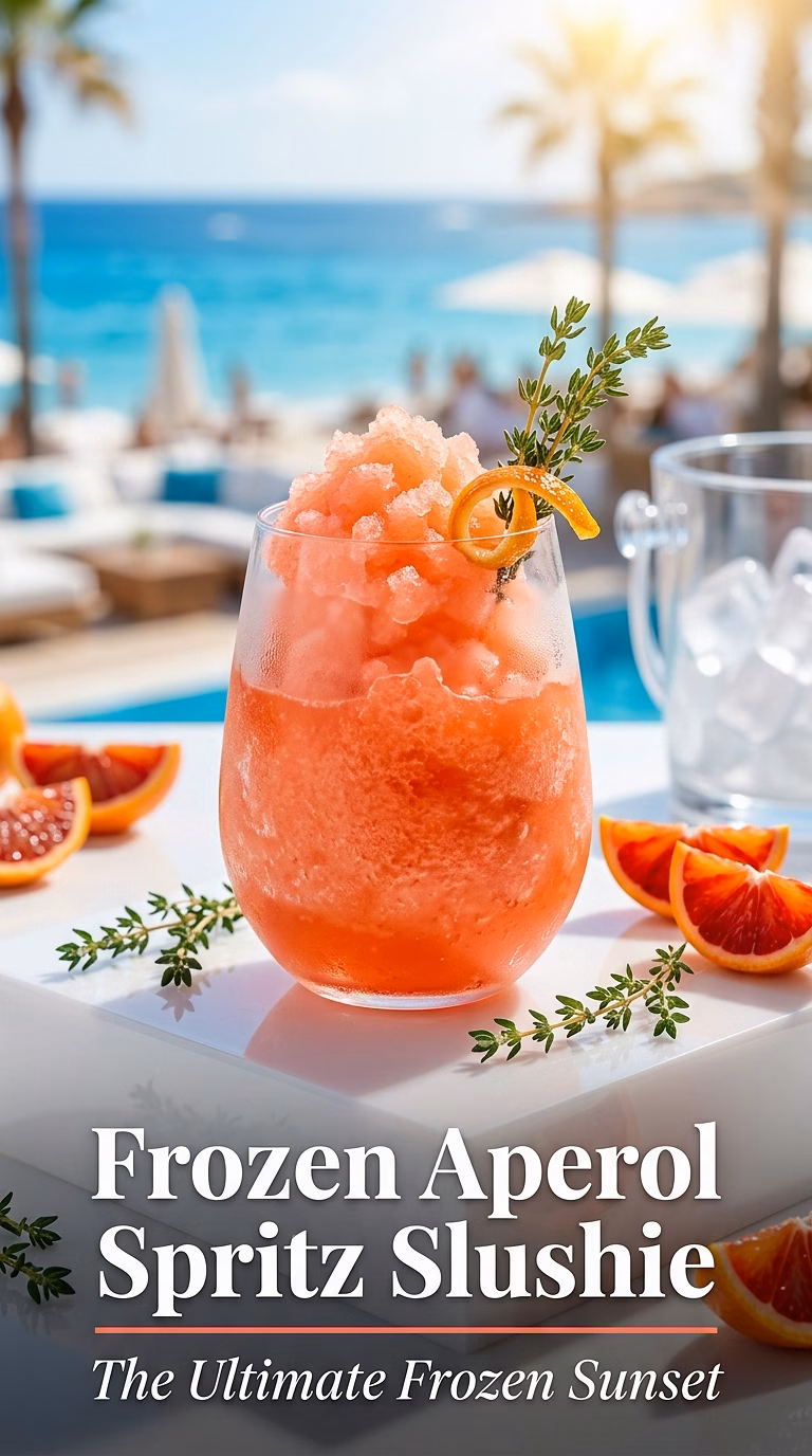 Frozen Aperol Spritz Slushie