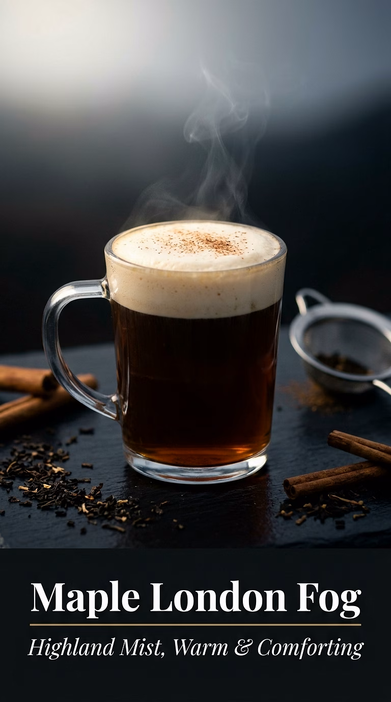 Maple London Fog Cocktail