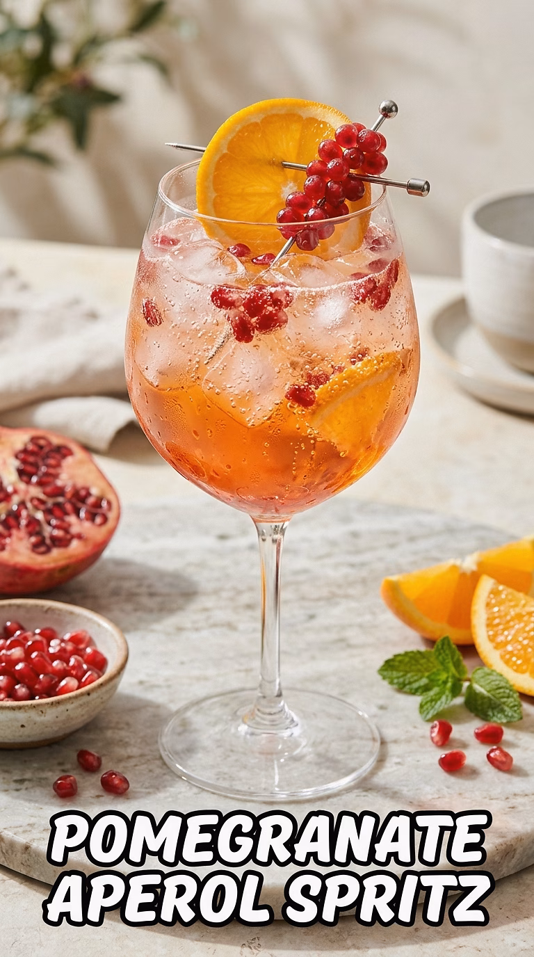 Pomegranate Aperol Spritz
