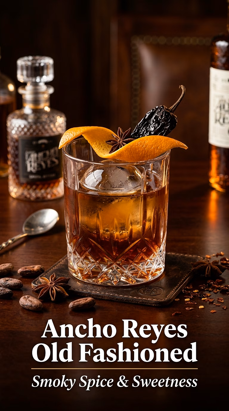 Ancho Reyes Old Fashioned