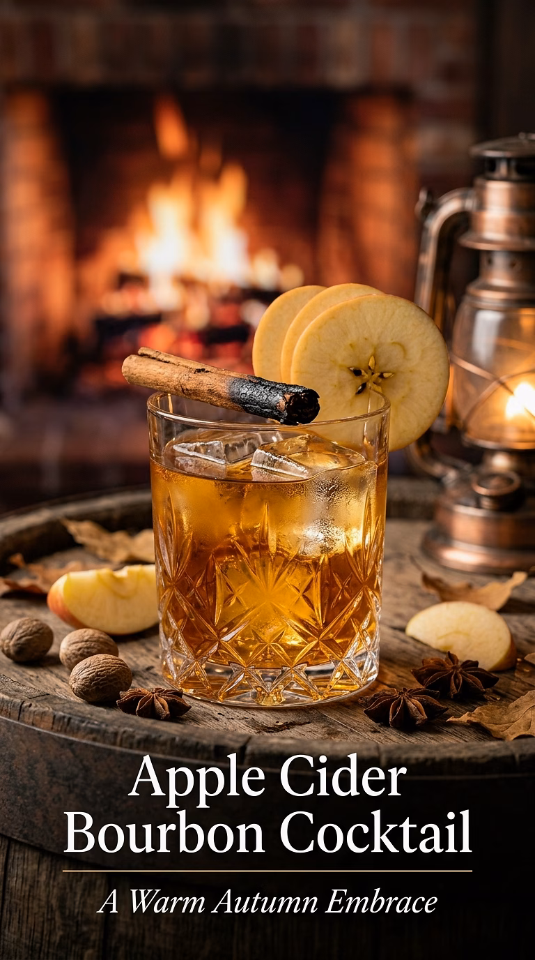 Apple Cider Bourbon Cocktail