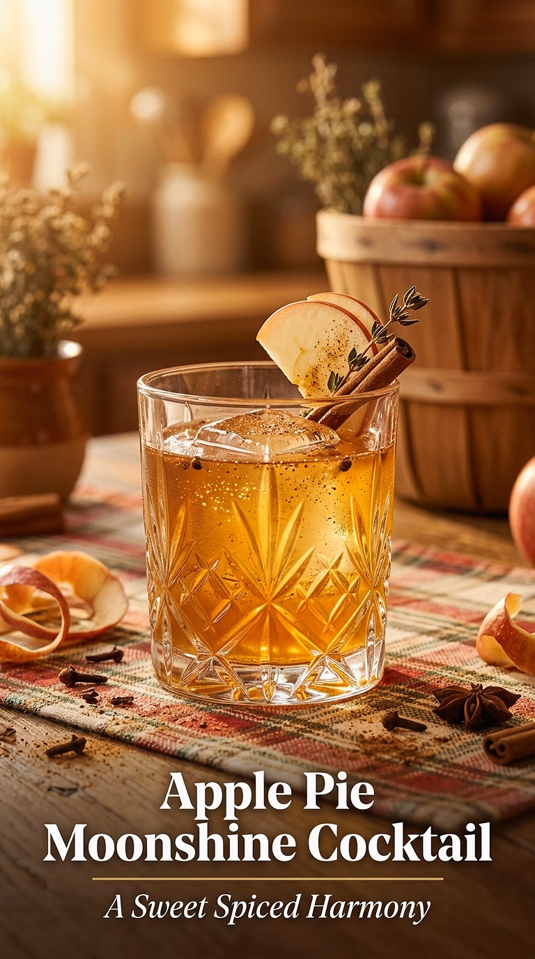 Apple Pie Moonshine Cocktail