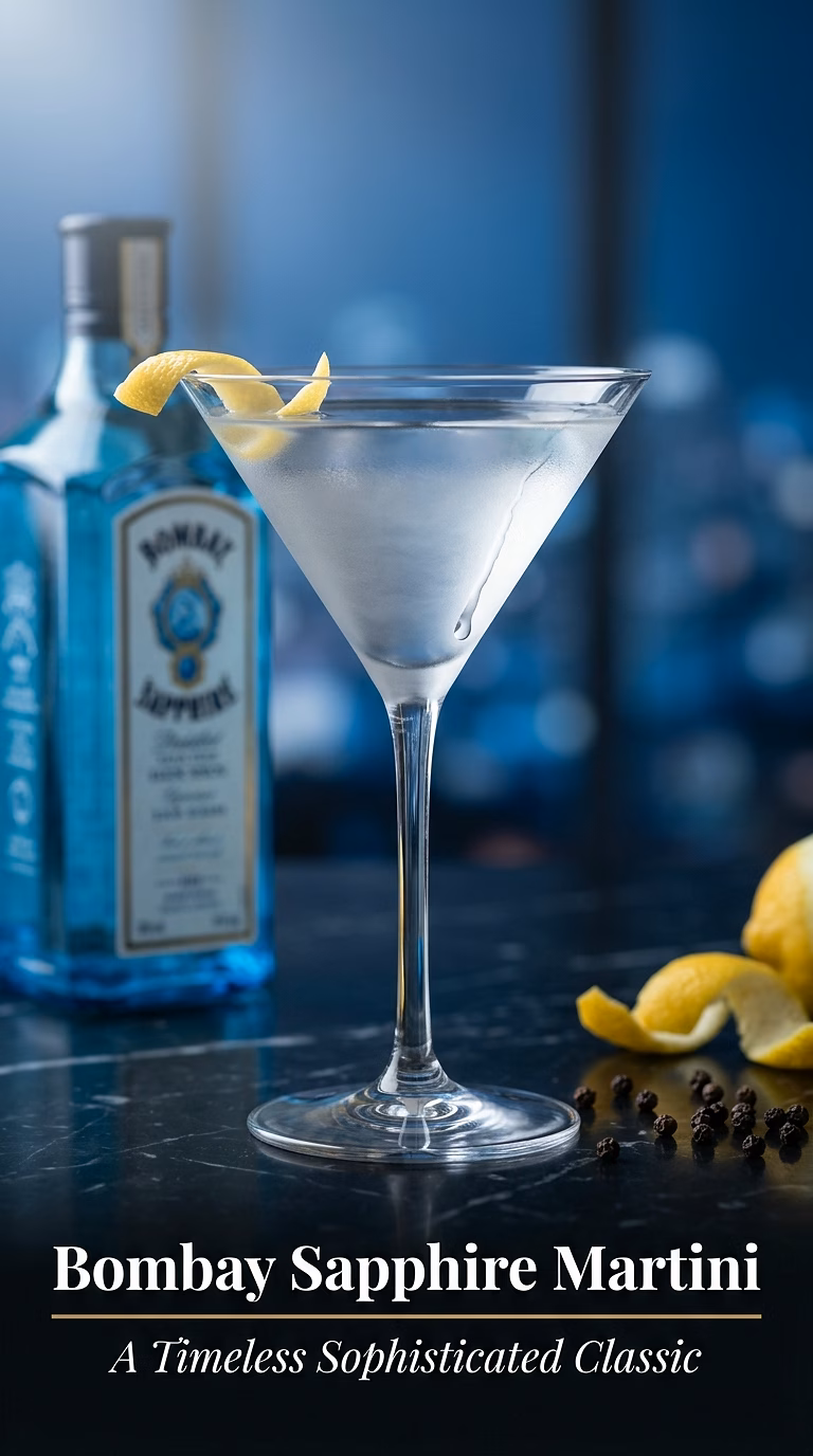 Bombay Sapphire Martini