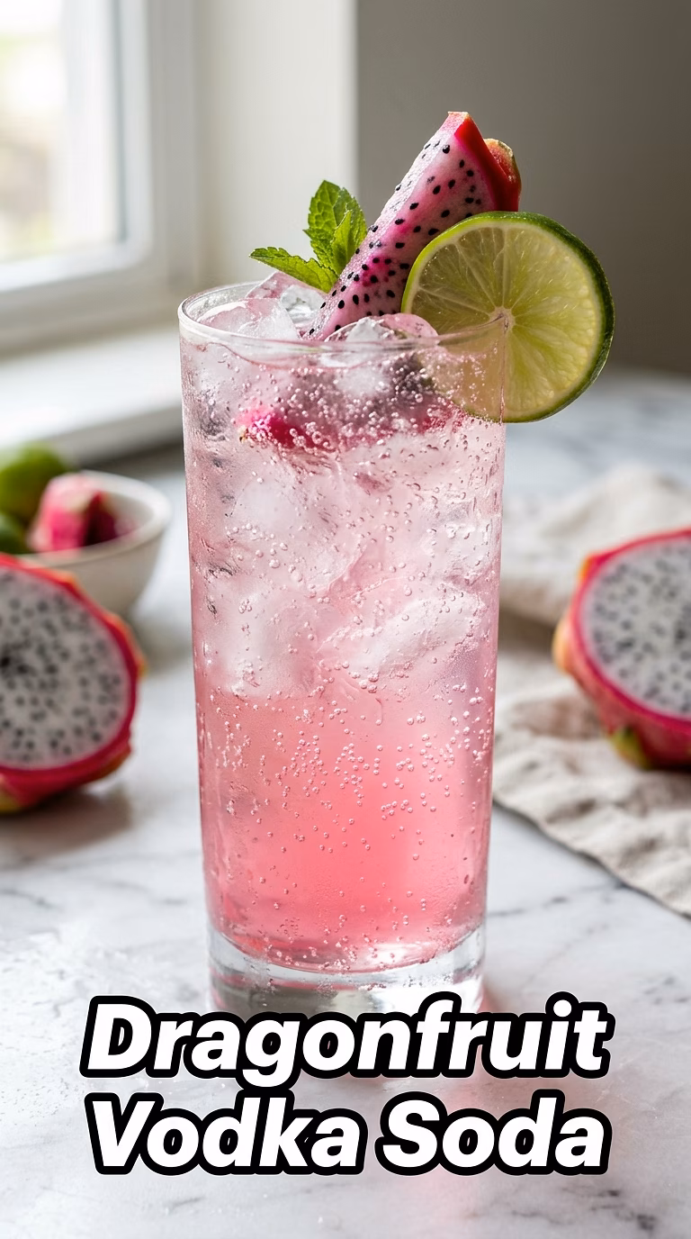 Dragonfruit Vodka Soda