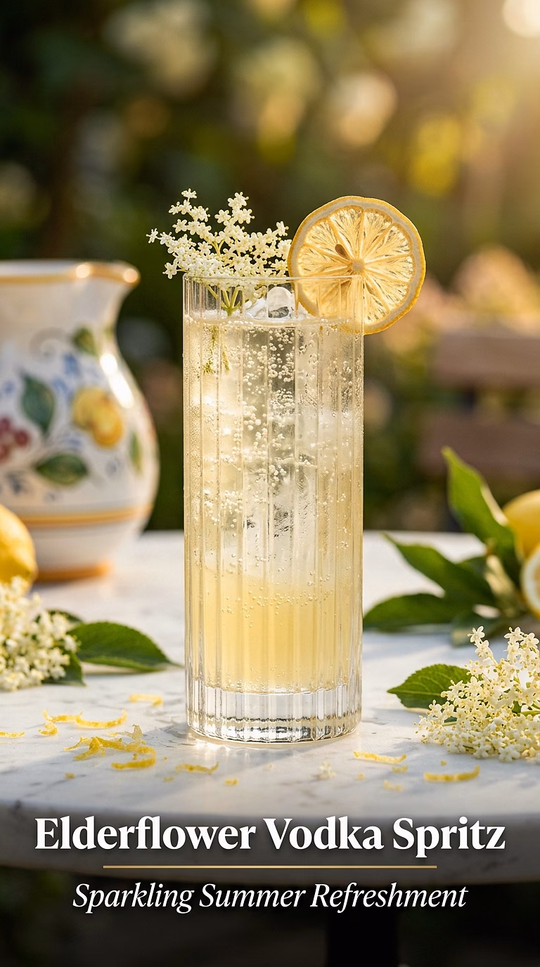 Elderflower Vodka Spritz