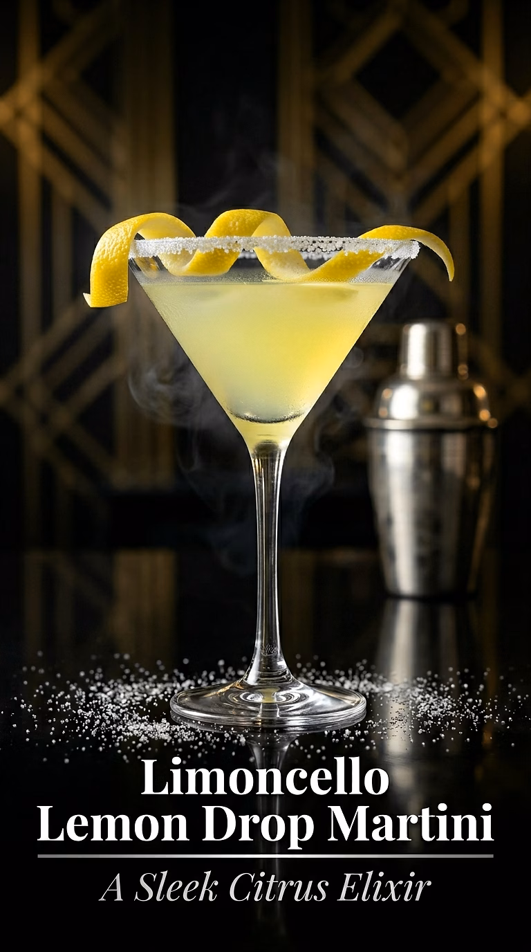 Limoncello Lemon Drop Martini