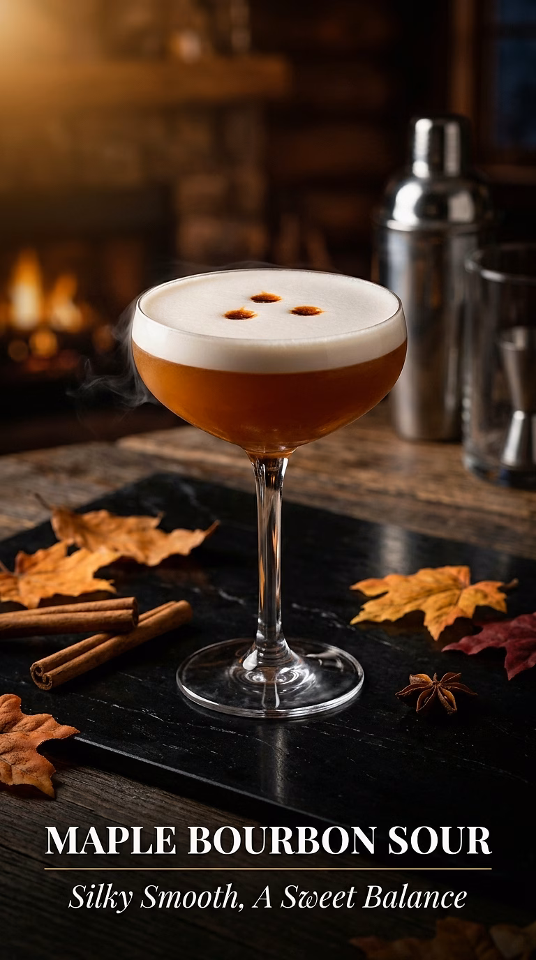 Maple Bourbon Sour