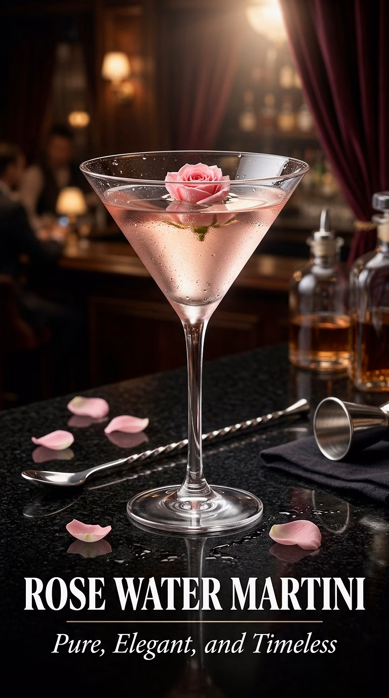 Rose Water Martini