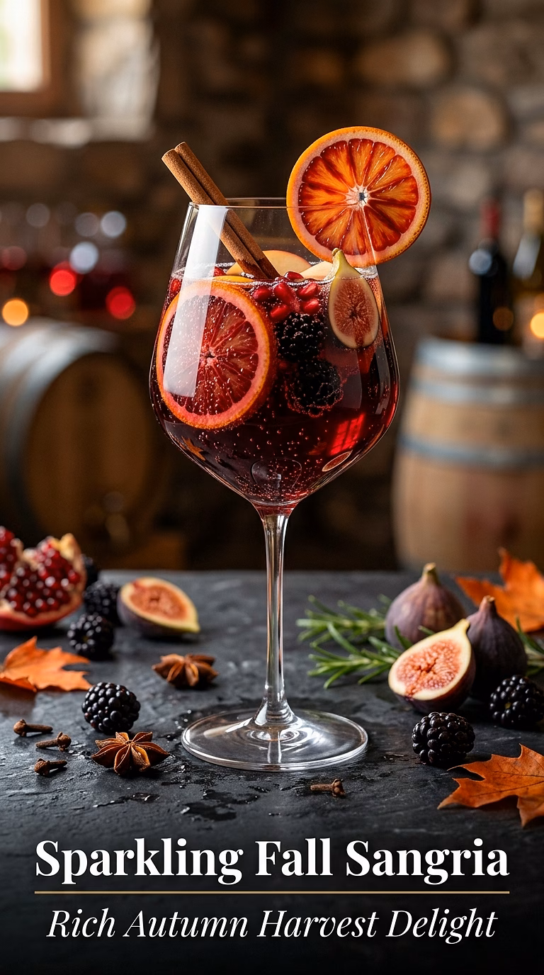 Sparkling Fall Sangria
