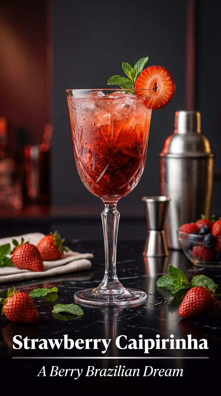 Strawberry Caipirinha