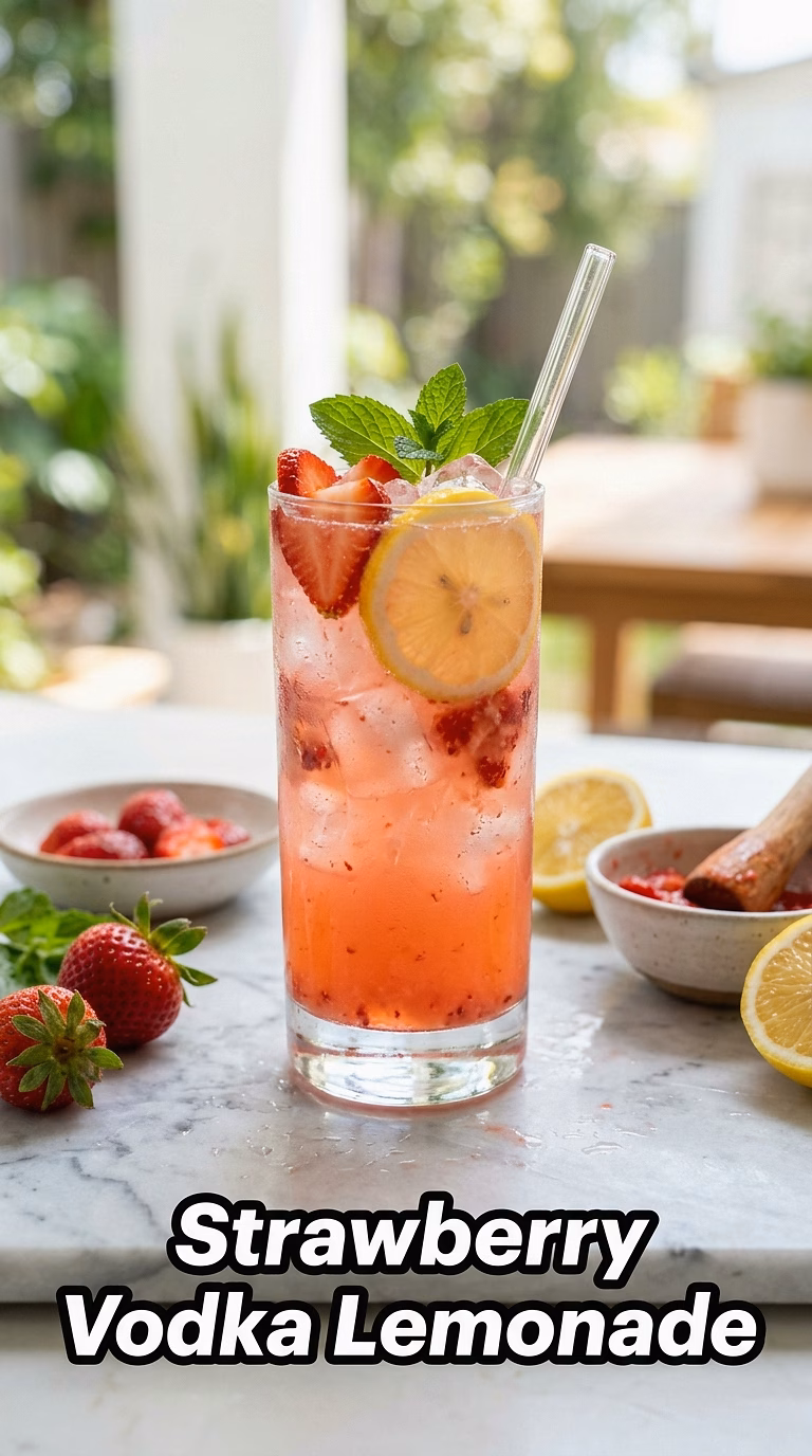 Strawberry Vodka Lemonade