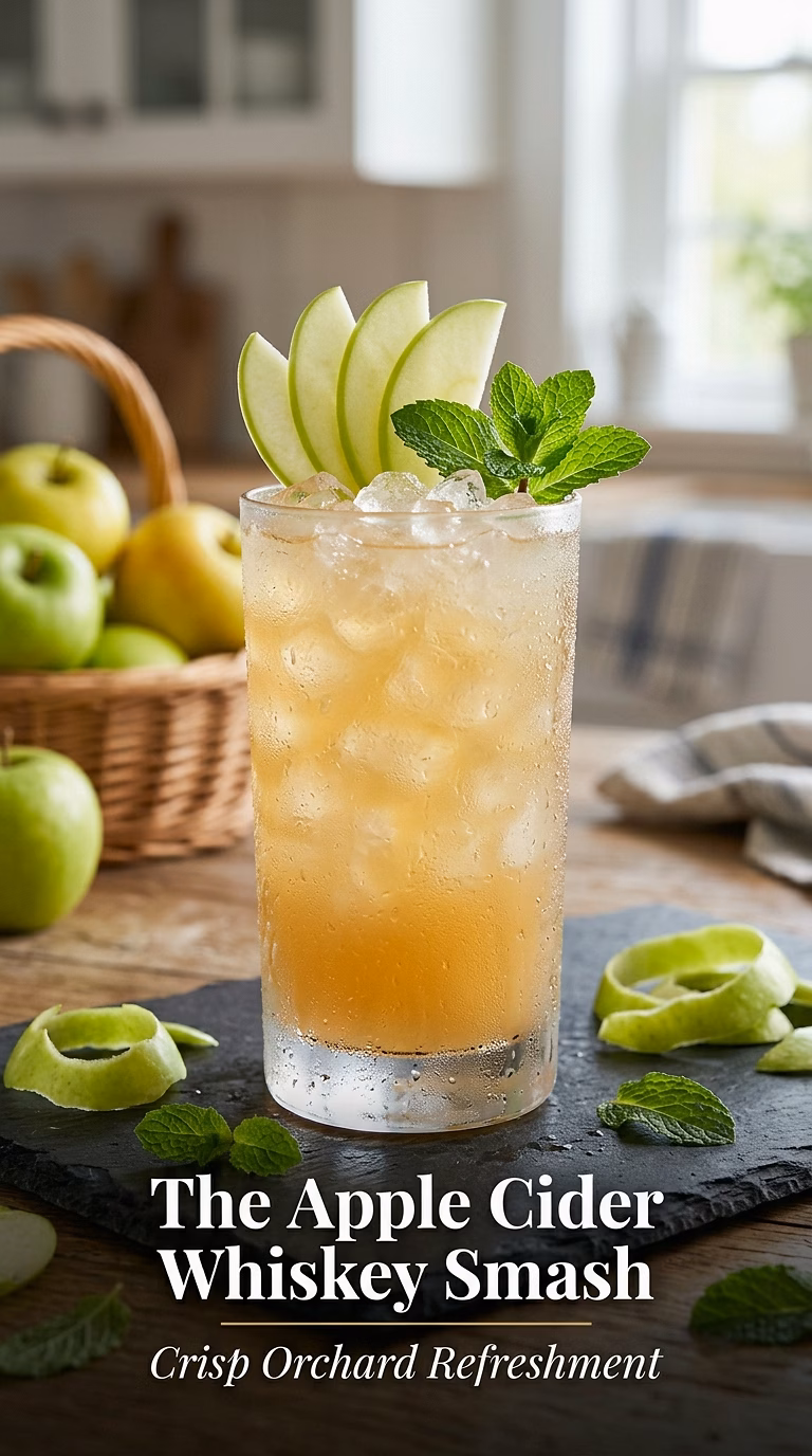 The Apple Cider Whiskey Smash