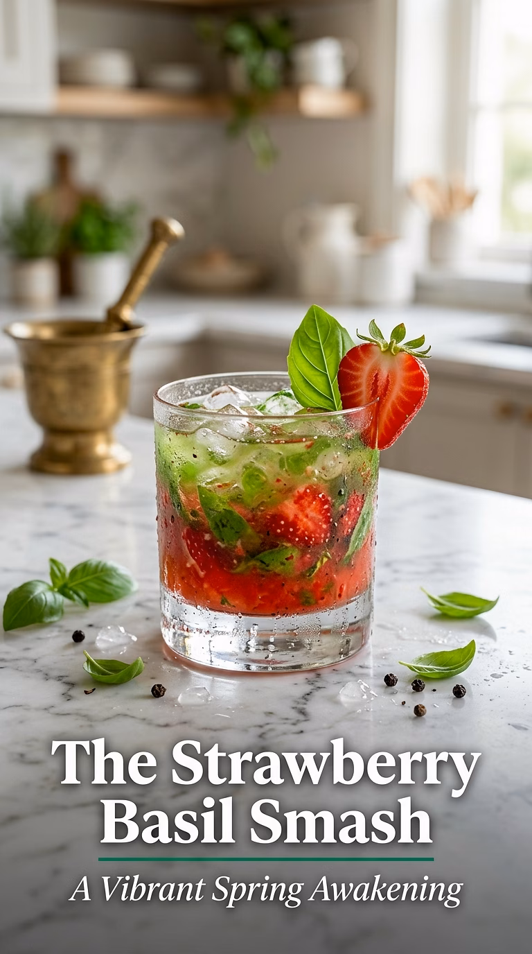 The Strawberry Basil Smash