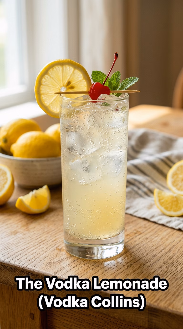 The Vodka Lemonade (Vodka Collins)