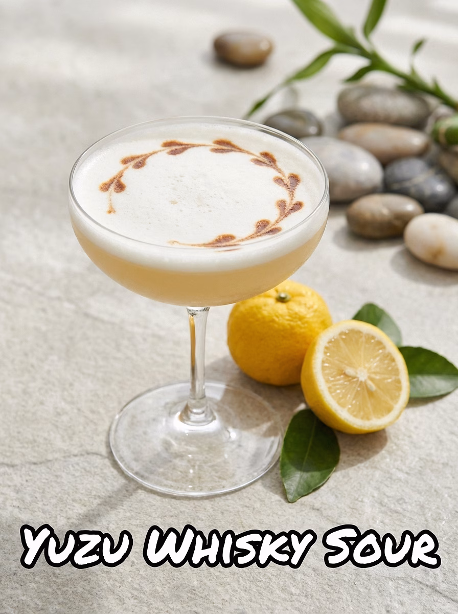 Yuzu Whisky Sour