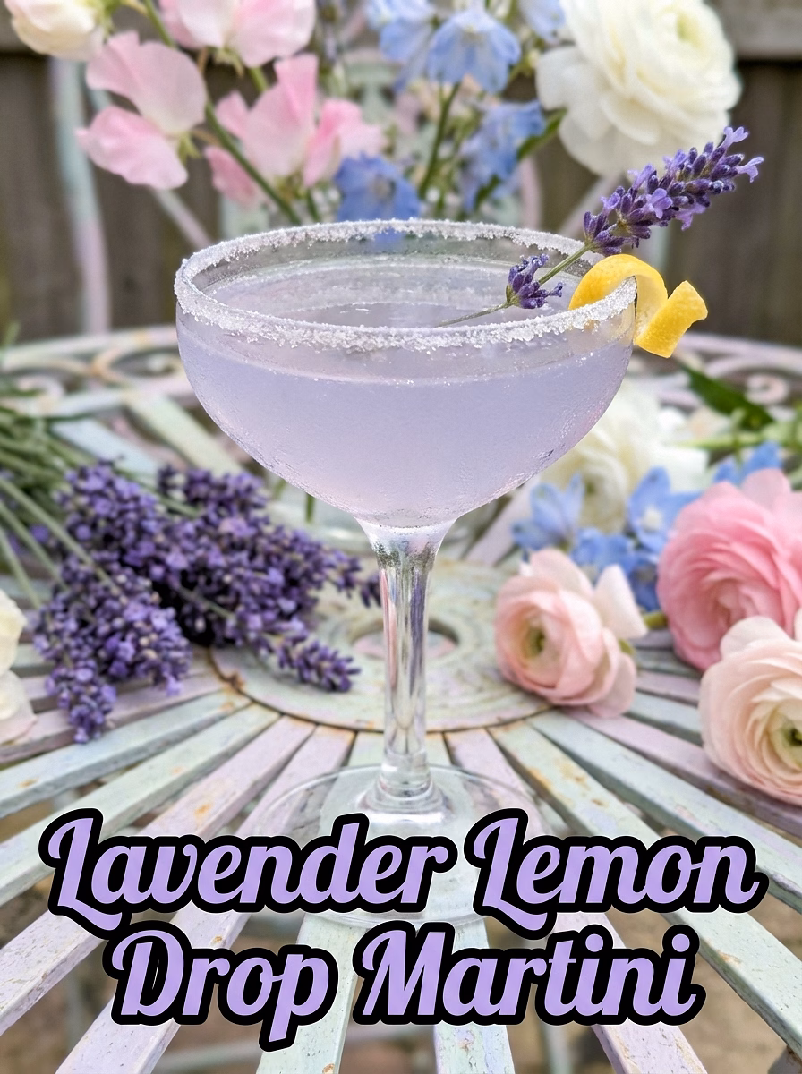 Lavender Lemon Drop Martini