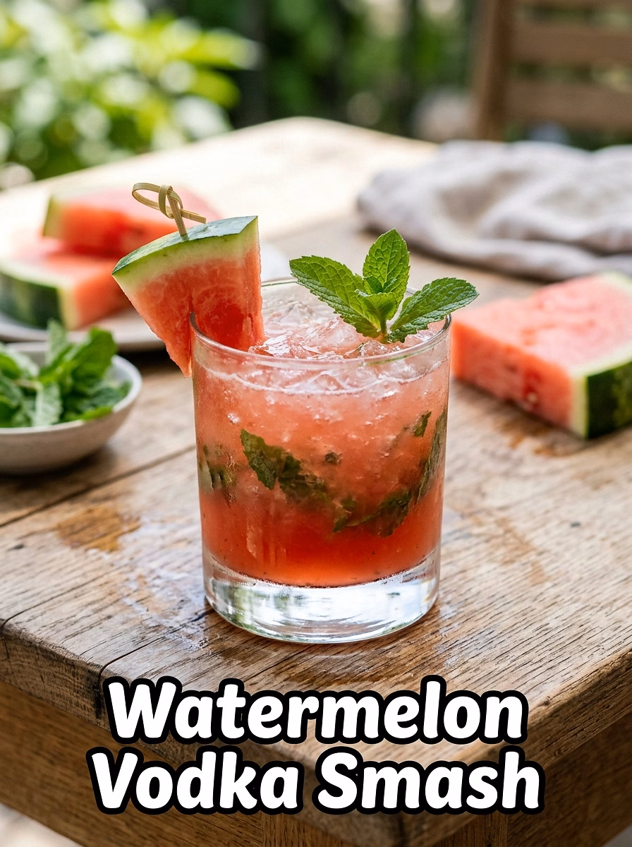 Watermelon Vodka Smash