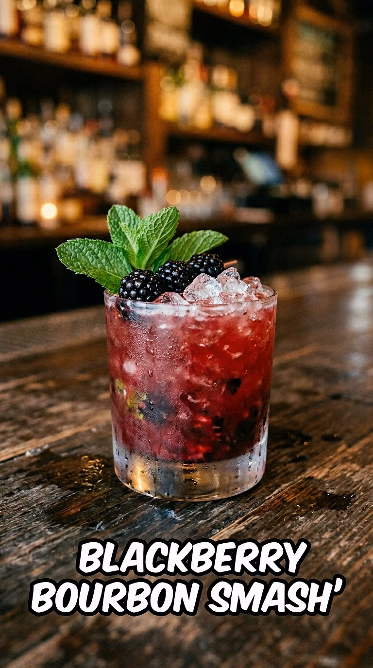 Blackberry Bourbon Smash