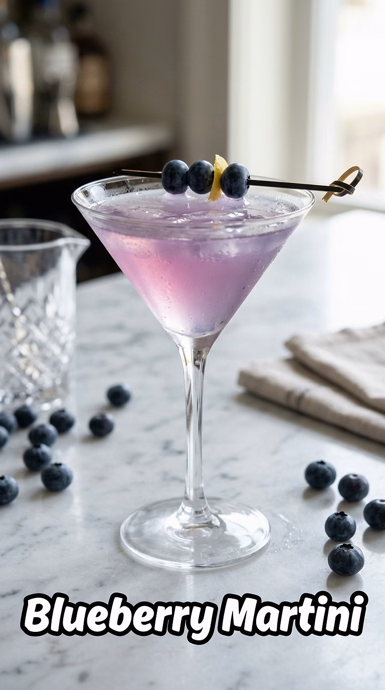 Blueberry Martini