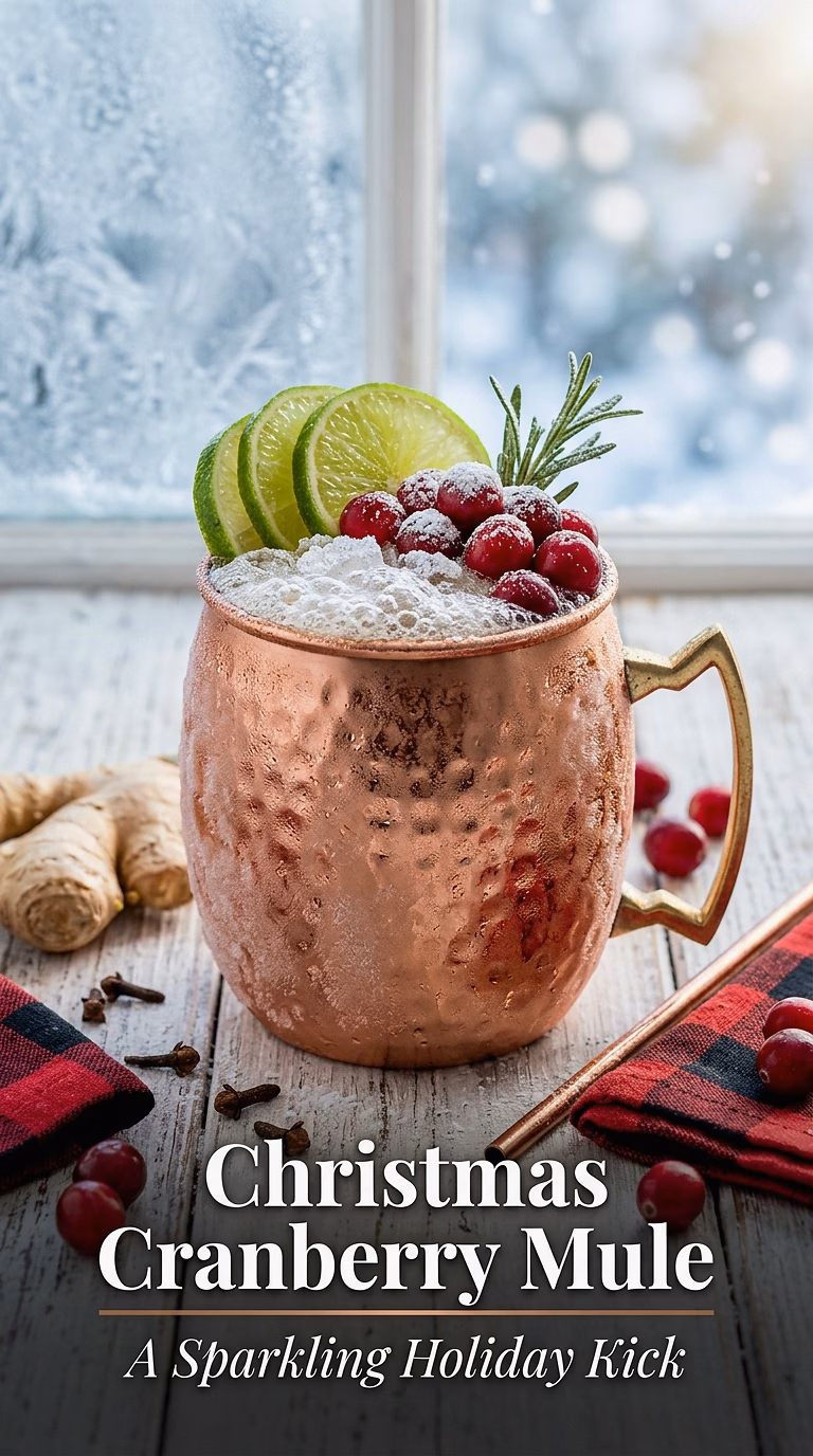 Christmas Cranberry Moscow Mule