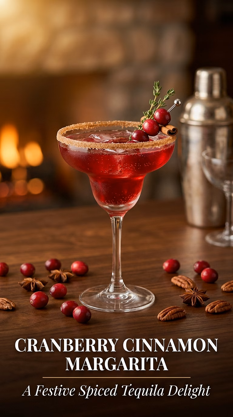 Cranberry Cinnamon Margarita