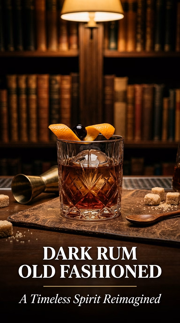 Dark Rum Old Fashioned