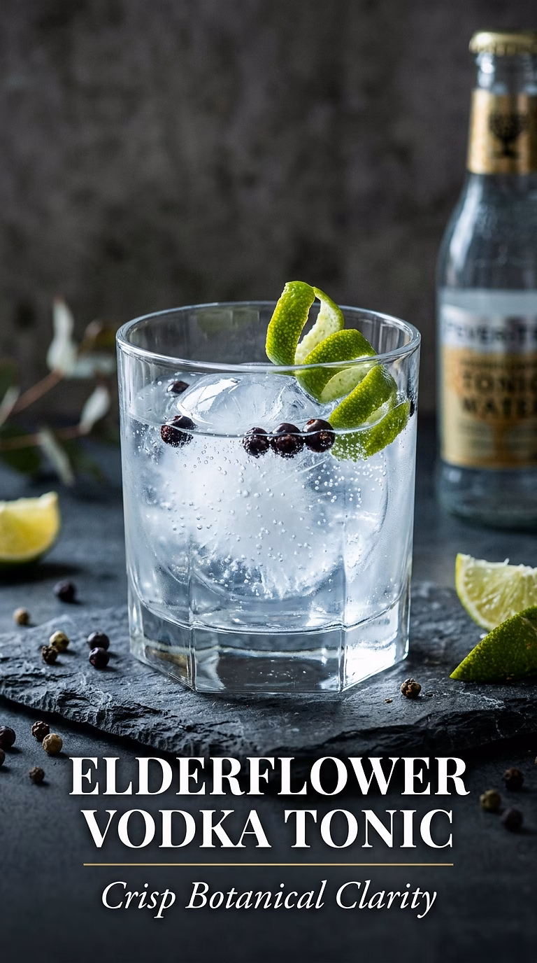 Elderflower Vodka Tonic