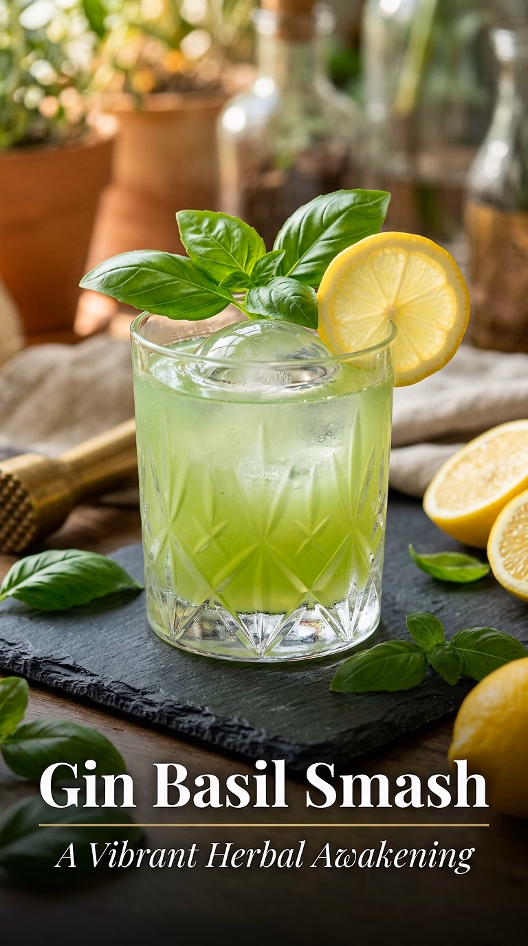 Gin Basil Smash