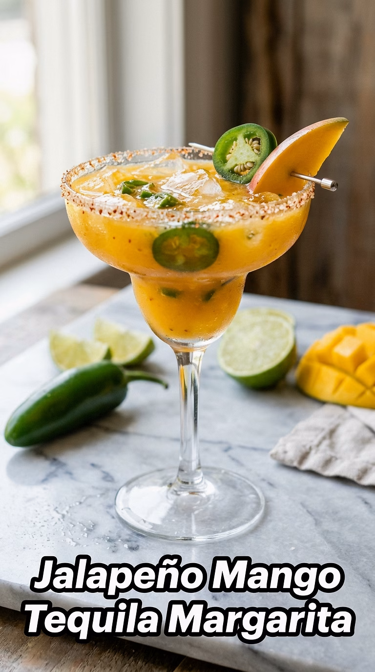 Jalapeño Mango Tequila Margarita