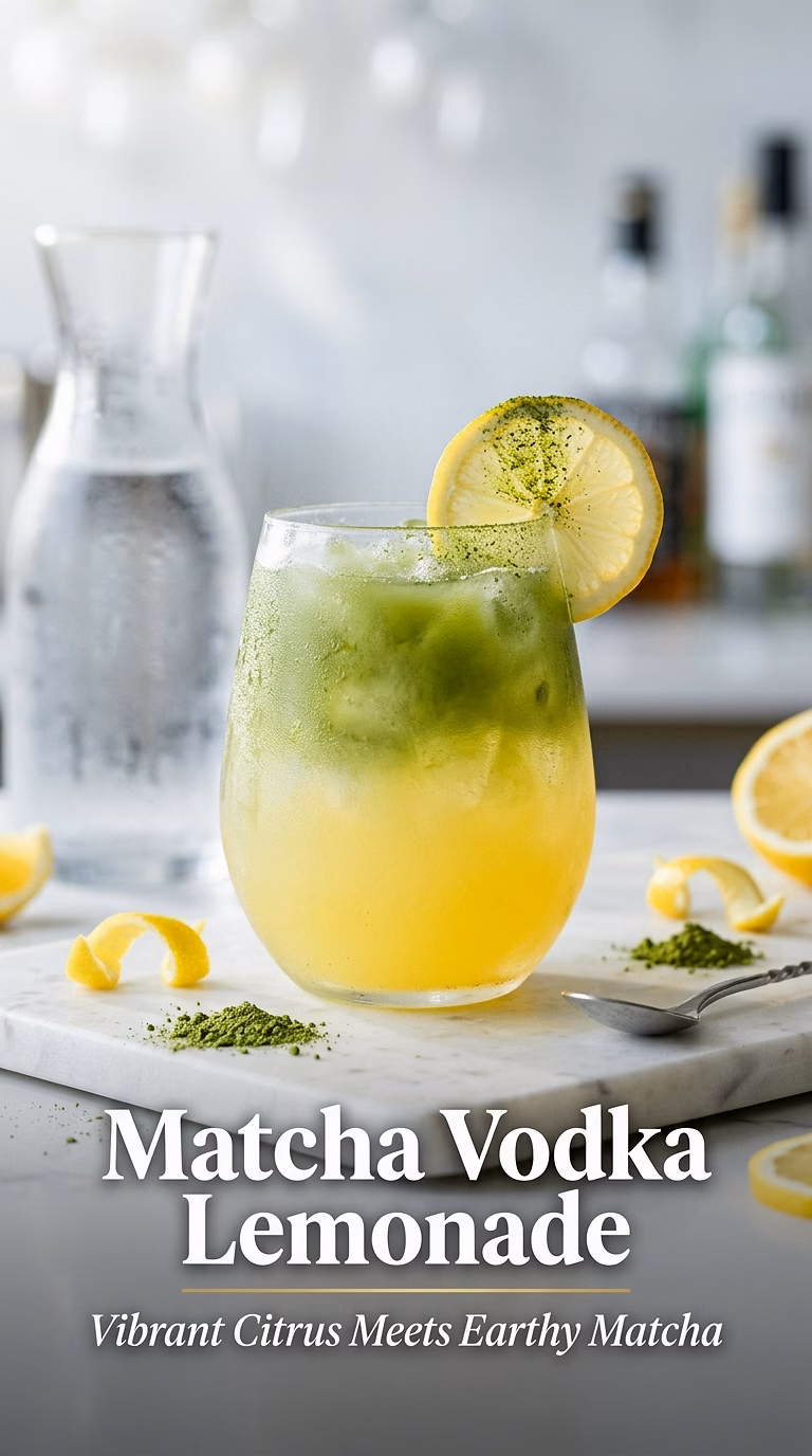 Matcha Vodka Lemonade