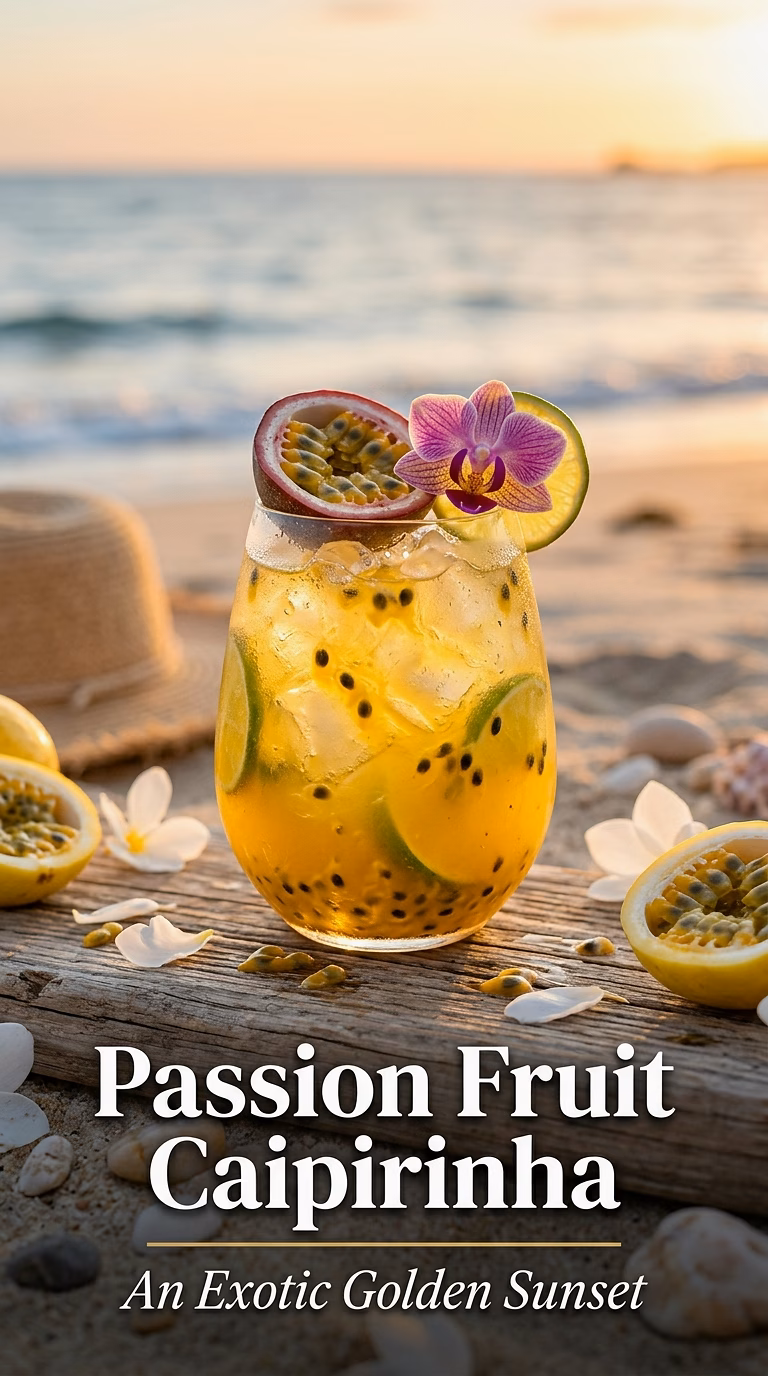 Passion Fruit Caipirinha