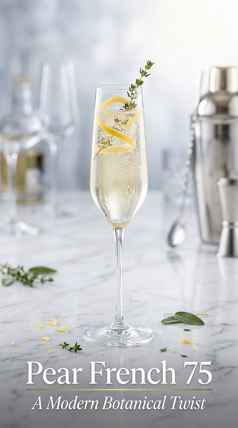 Pear French 75