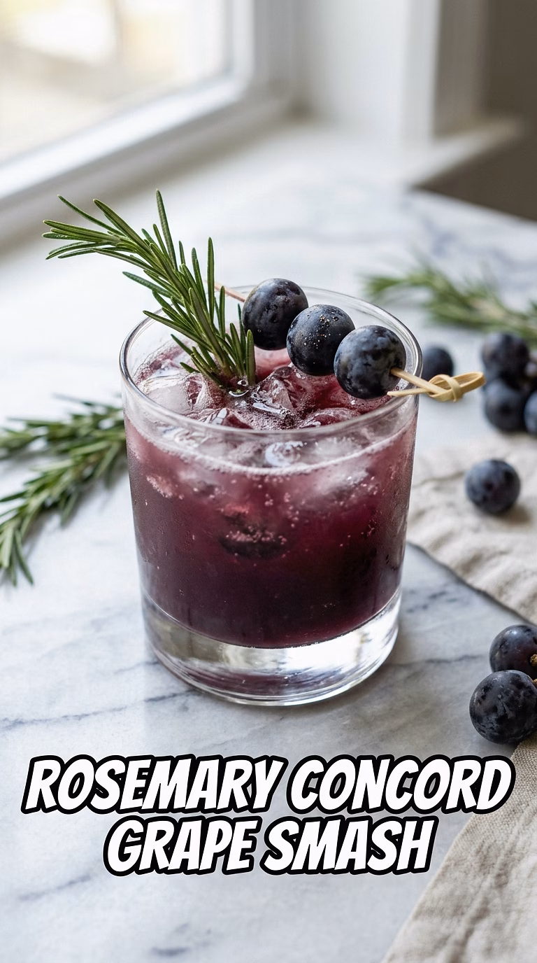 Rosemary Concord Grape Smash