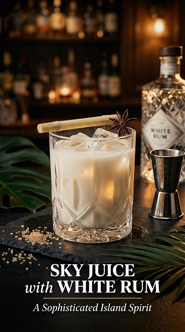 Sky Juice with White Rum