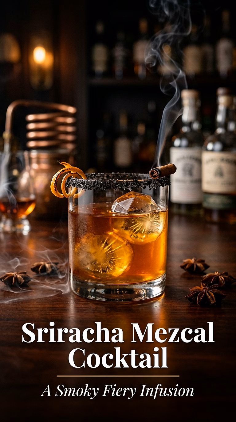 Sriracha Mezcal Cocktail
