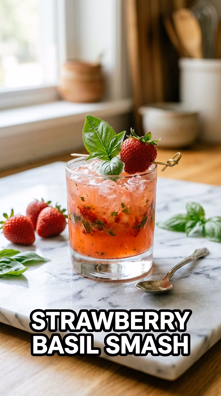 Strawberry Basil Smash