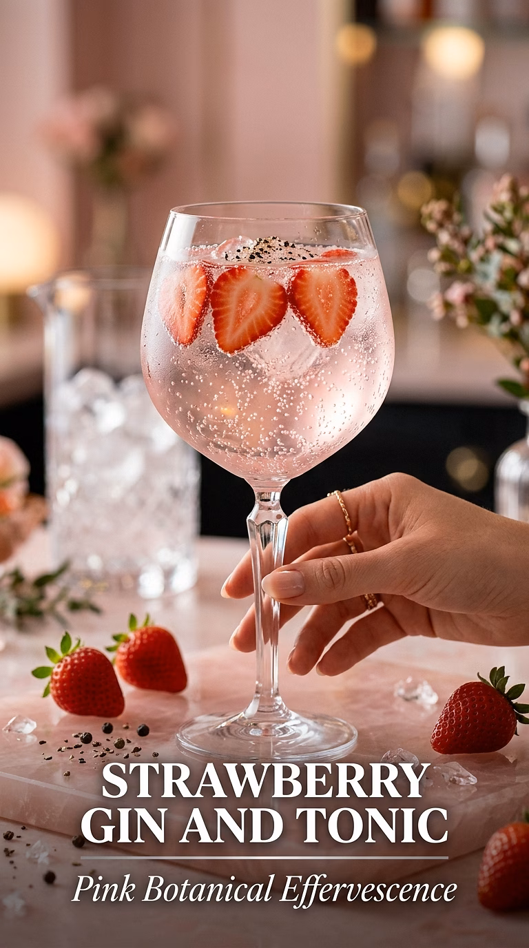 Strawberry Gin and Tonic