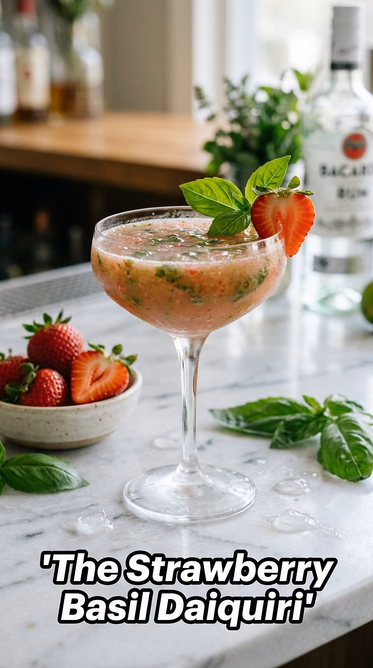 The Strawberry Basil Daiquiri