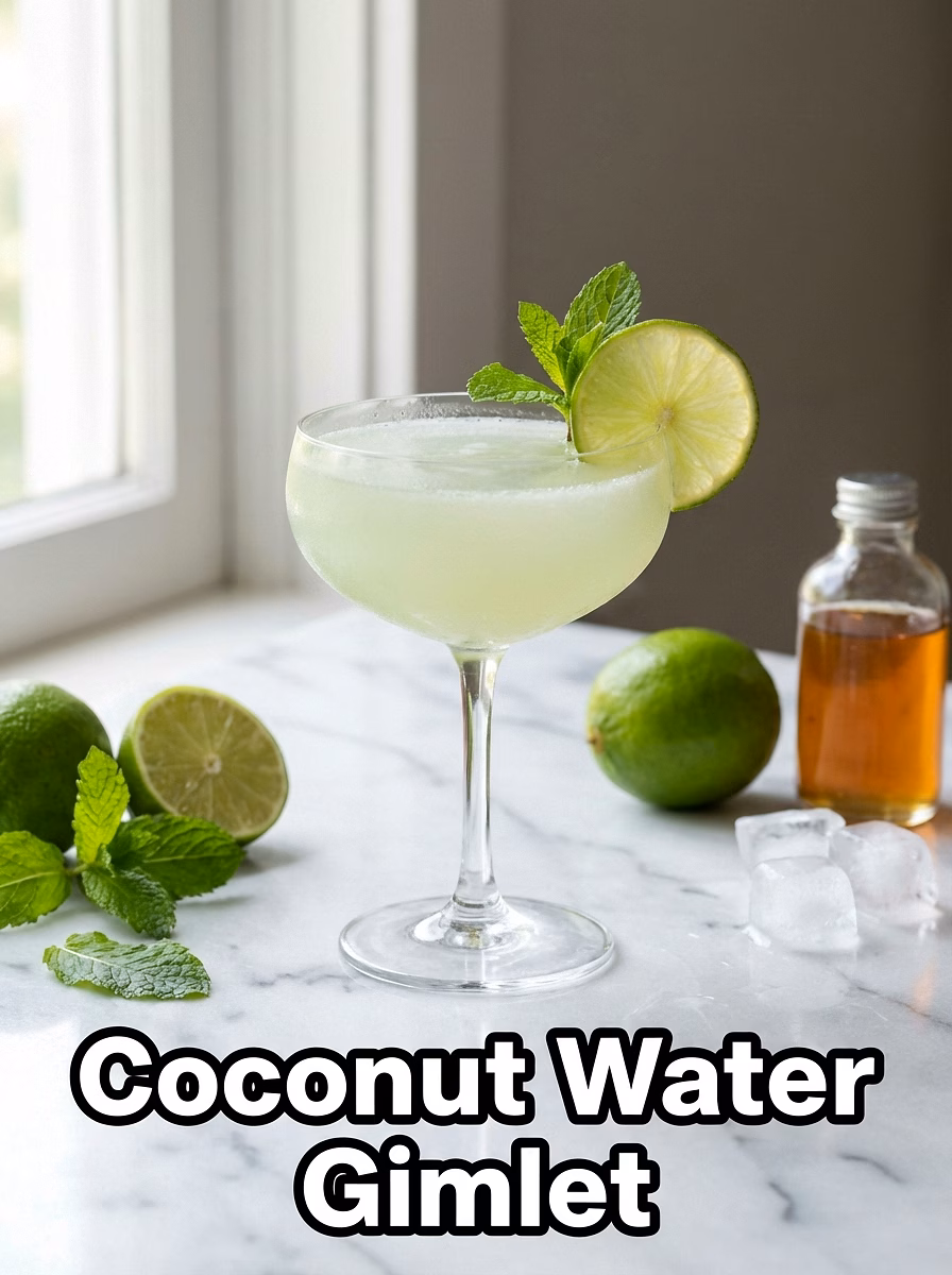 Coconut Water Gimlet