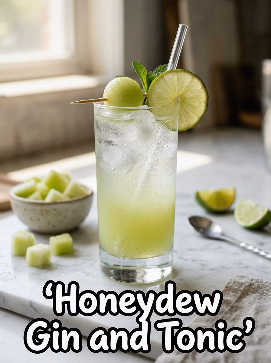 Honeydew Gin and Tonic