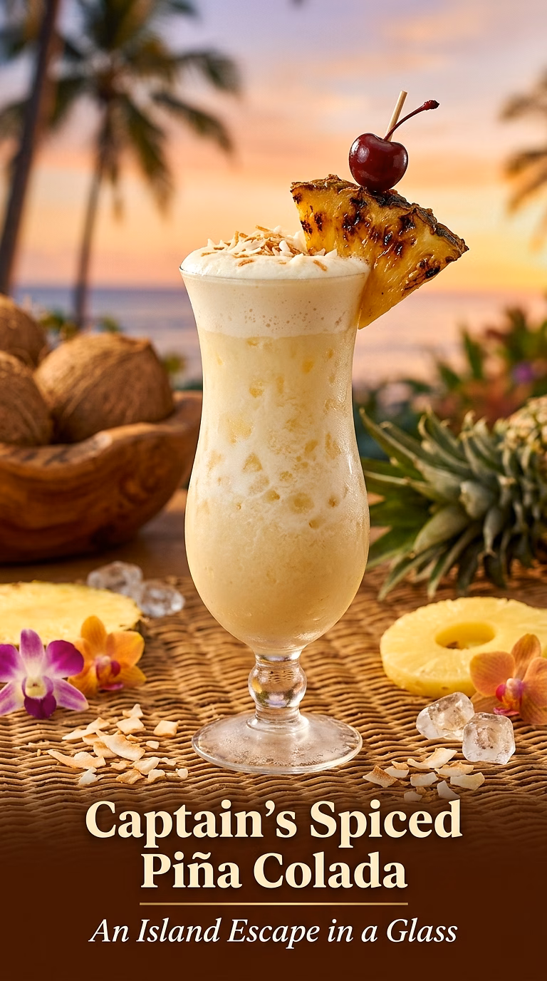 Captain's Spiced Piña Colada