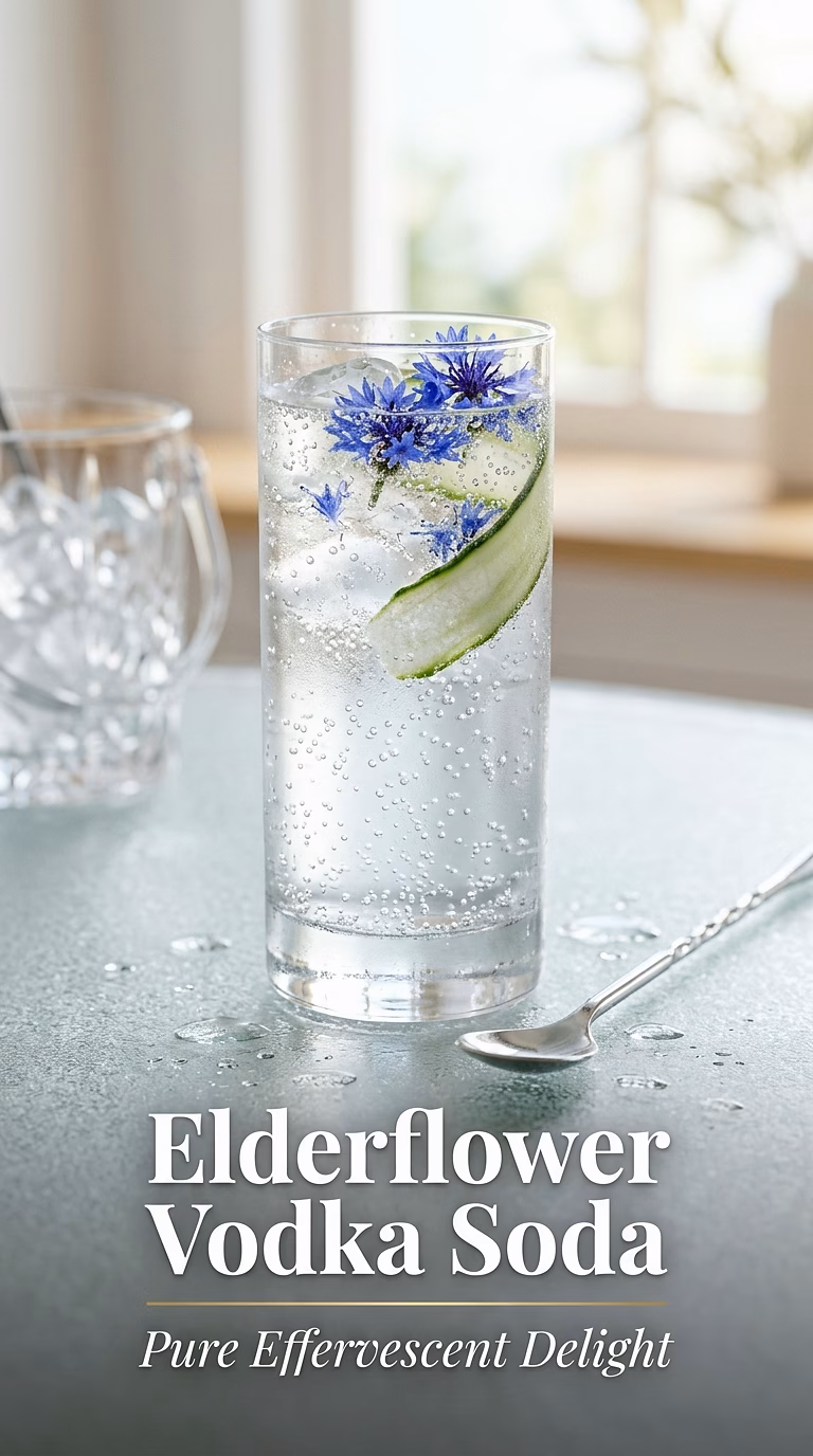 Elderflower Vodka Soda